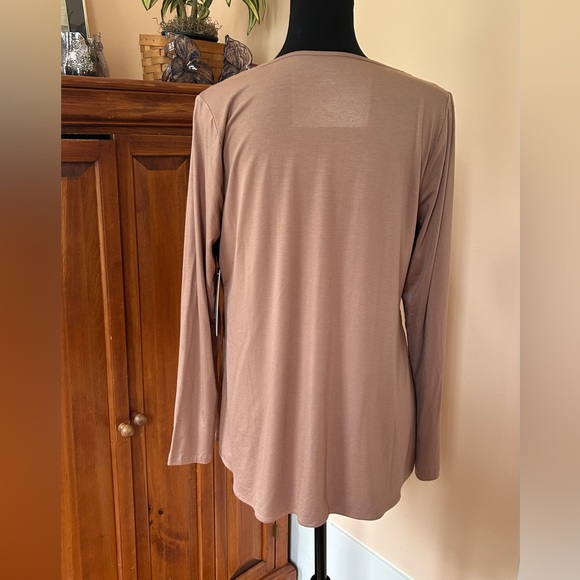 NWT Soft Surroundings Nikkita Top Chocolate Mint Size Medium - Picture 5 of 9